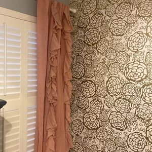 Anthropologie Wandering Pleats Drapes